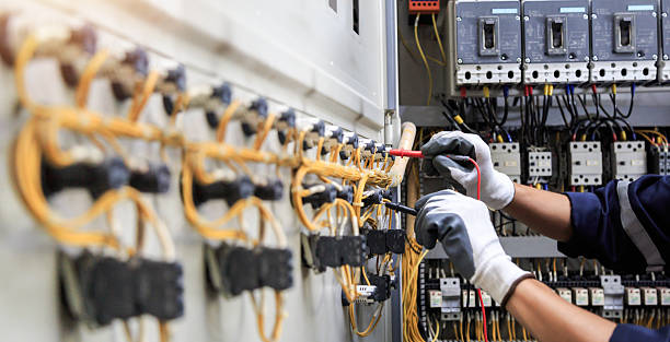 Professional Electrician technician working in Haymarket, VA